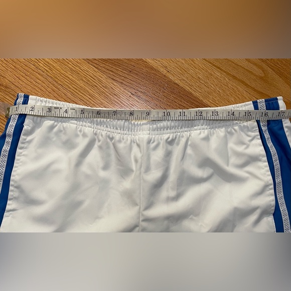 Nike Track Pants Cropped Womens 12-14 LG White Elastic Waist Running Jogging - Picture 4 of 8